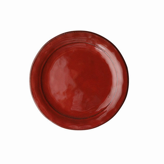Glazed Terracotta Stoneware Plate