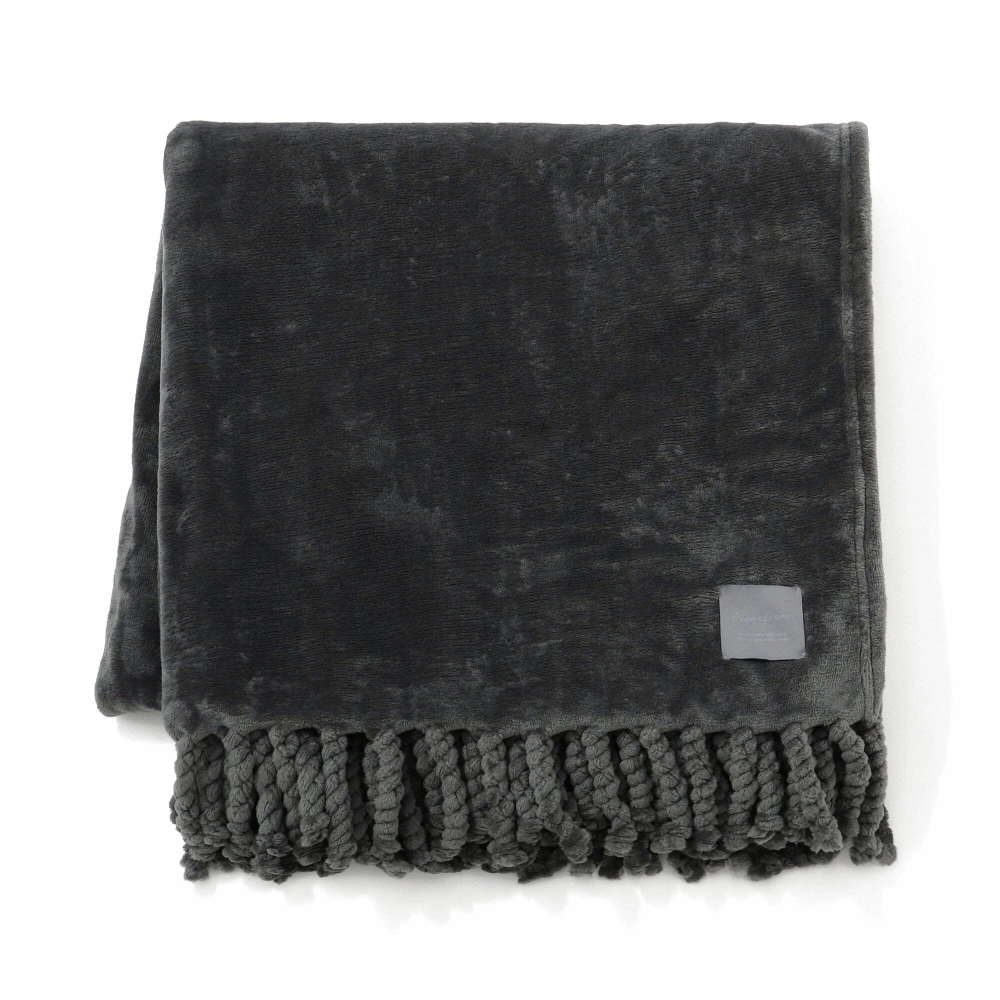 Godis Smooth Throw (Knee Blanket) 1500 X 800 Dark Graybedding sets ,throw blankets 