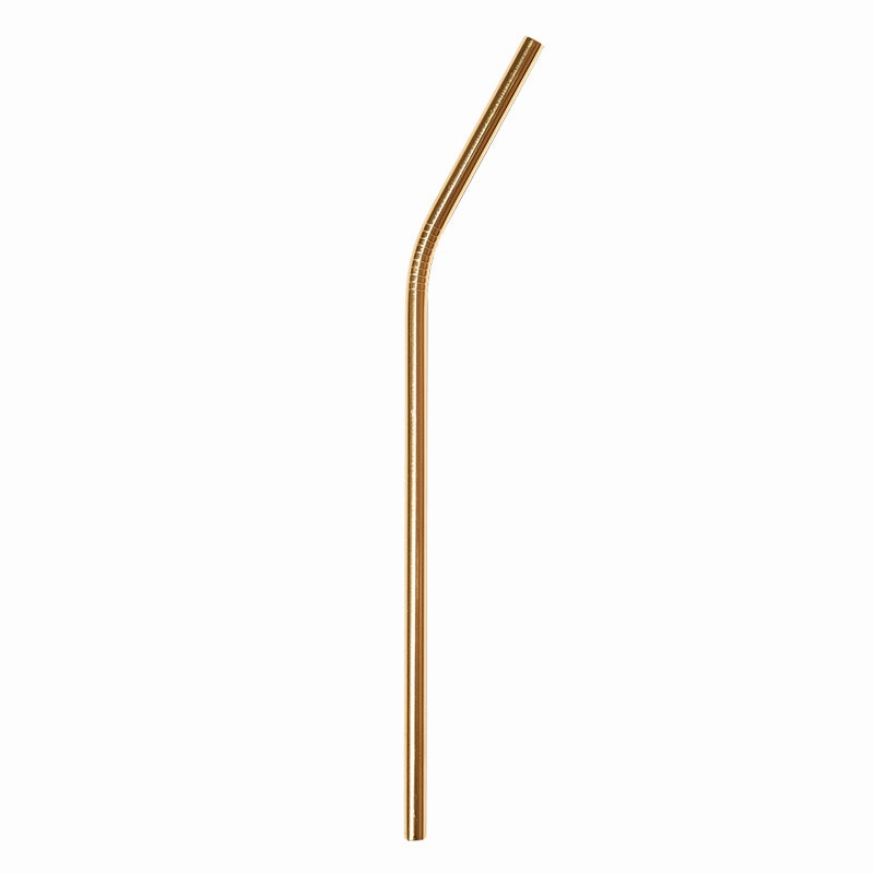 Gold Drinking Straws - Set of 3