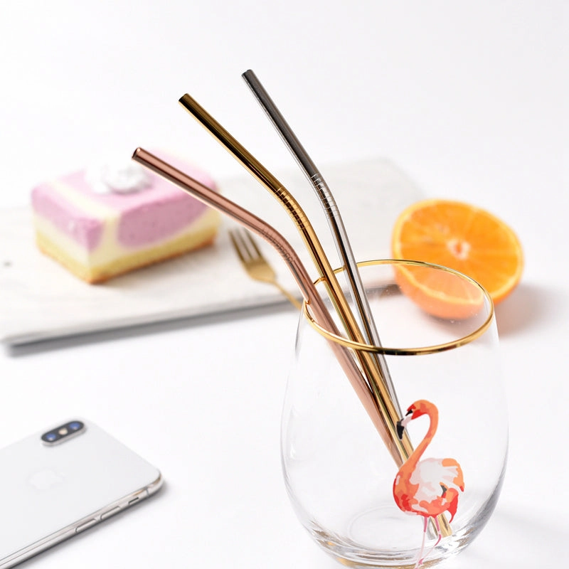 Gold Drinking Straws - Set of 3modern kitchen decor ,kitchen dinner set ,dinnerware 