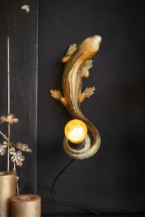 Gold Lizard Table/Wall Lightkids table lamp,modern table lamp
