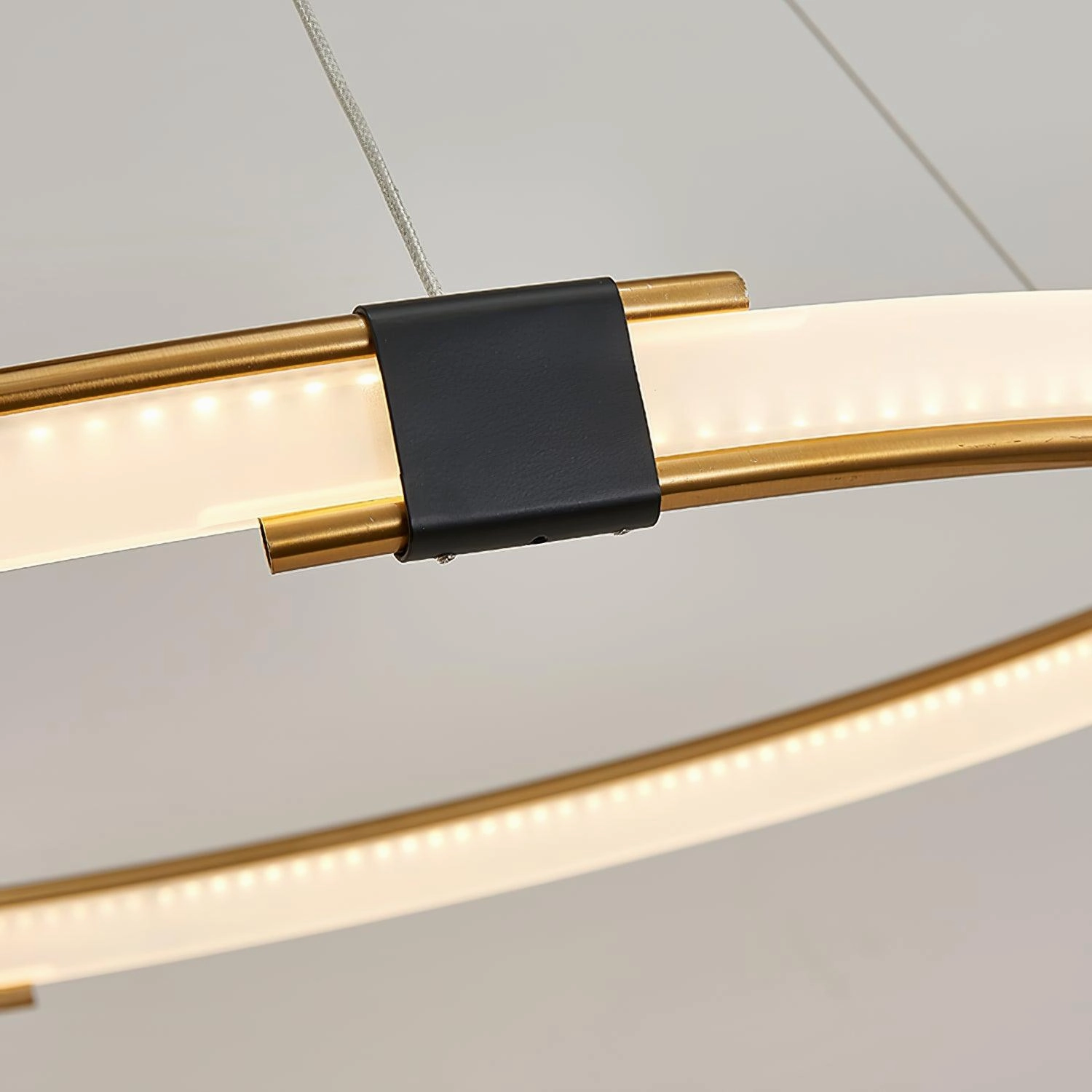 Gold Ring Chandelier
