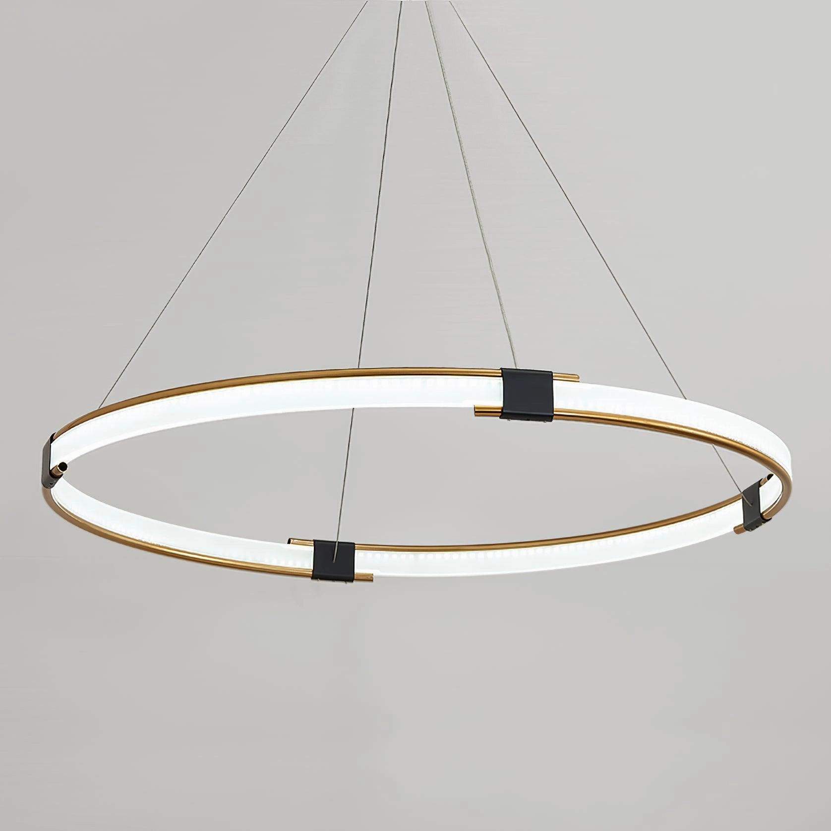 Gold Ring Chandelier