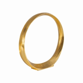 Gold Ring Sculpture - Smallhome decor ,wall decor 