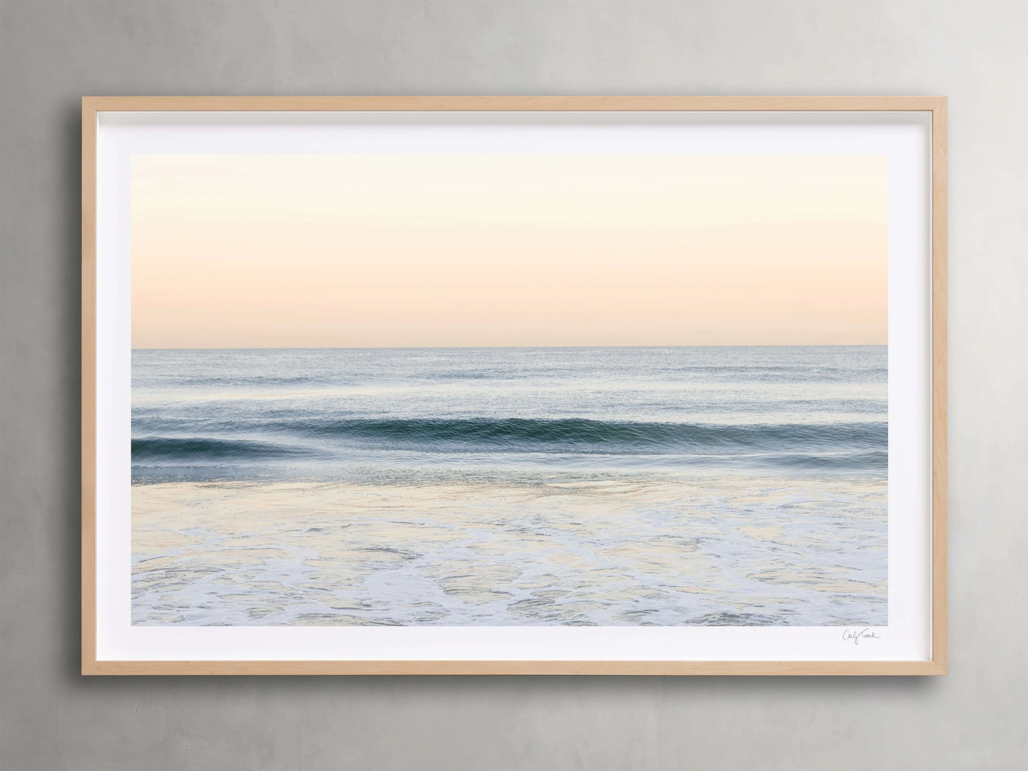 Golden Coast Framed Print IInordic style wall decor