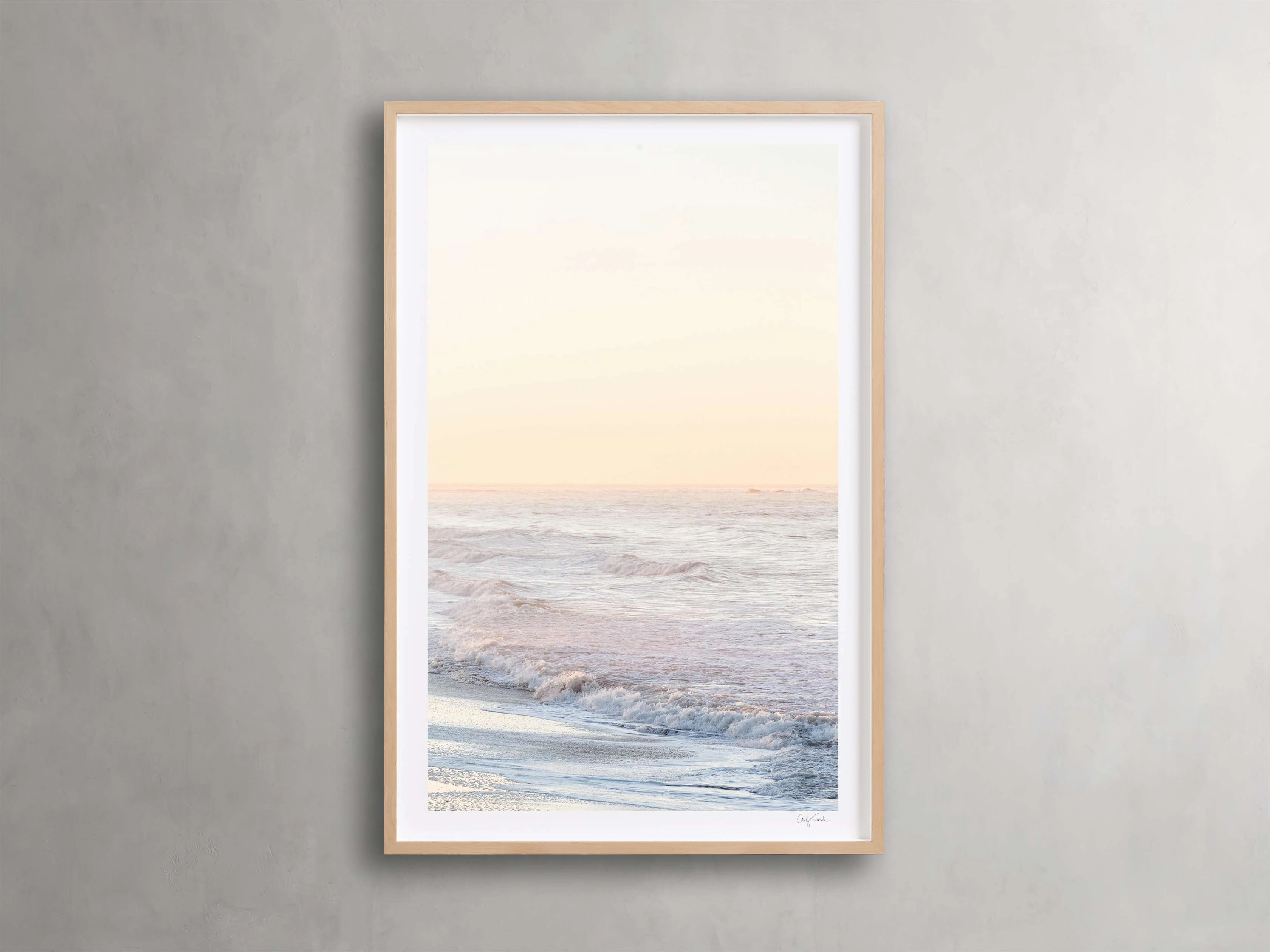 Golden Coast Framed Print IIIhome decor ,wall decor 
