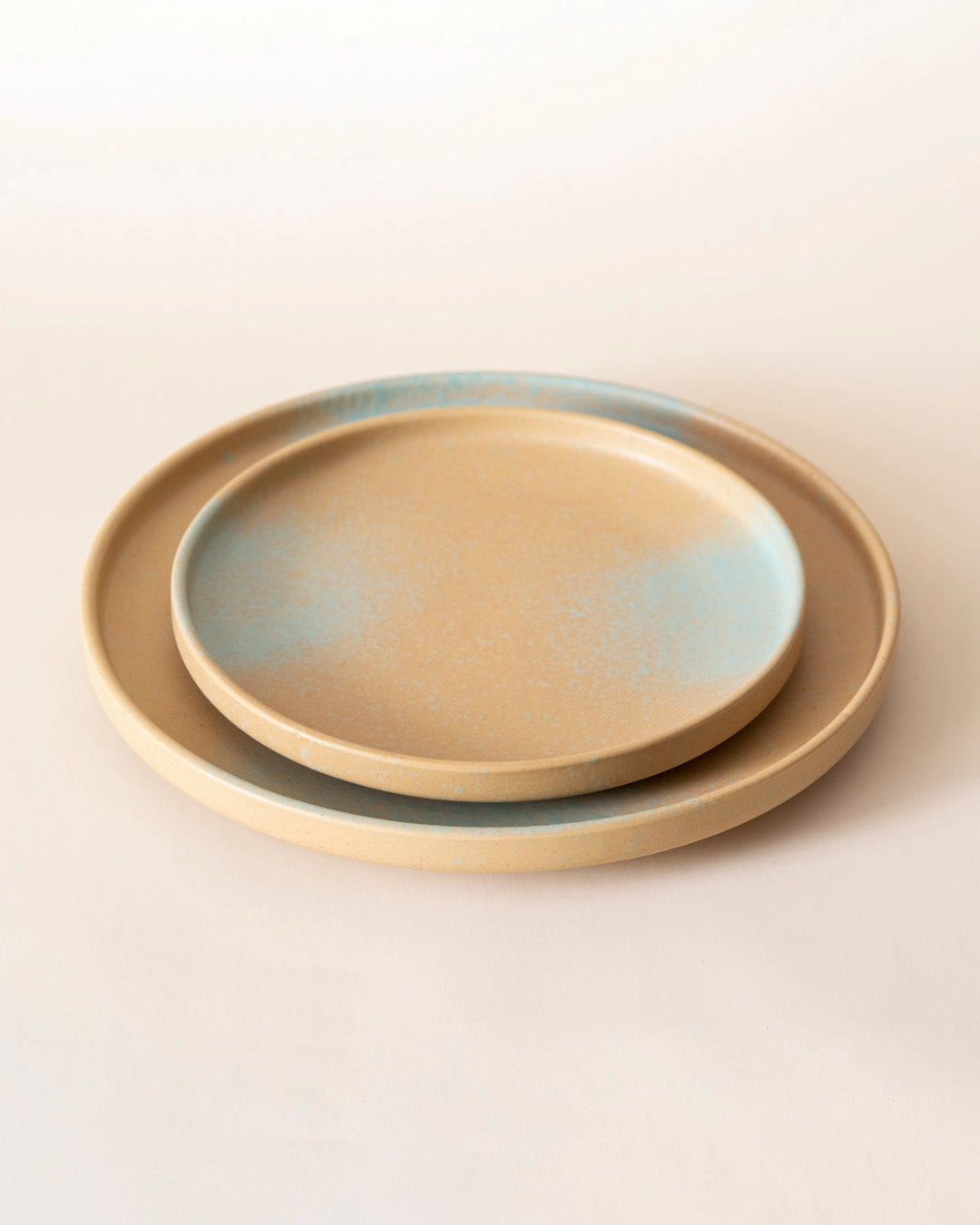 Golden Drift Matte Quarter Plate