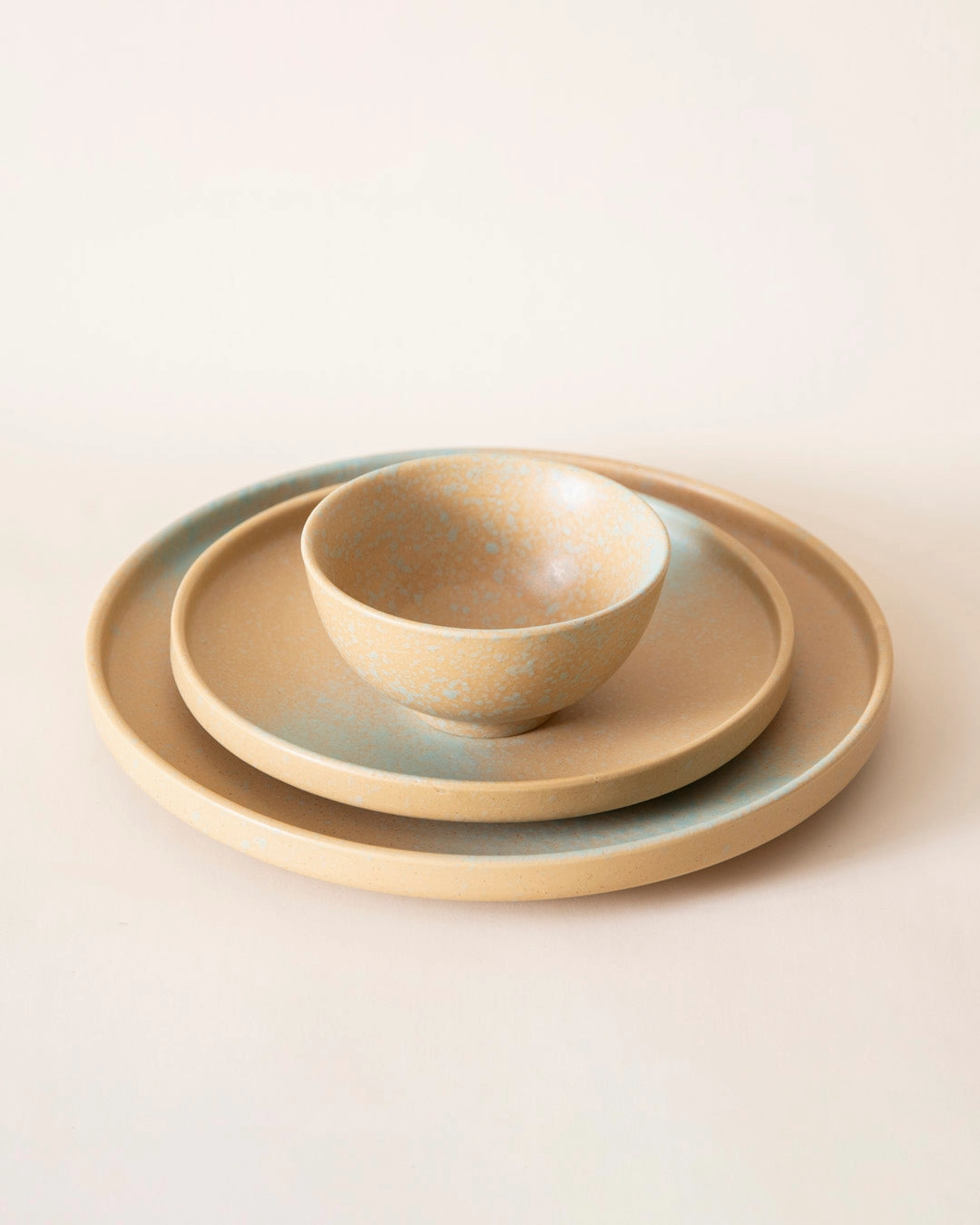 Golden Drift Matte Quarter Plate