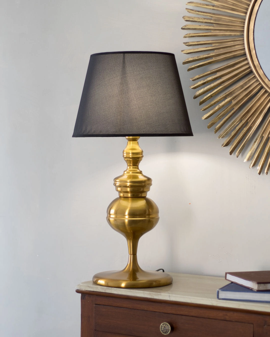 Golden Metal Base Table Lamp