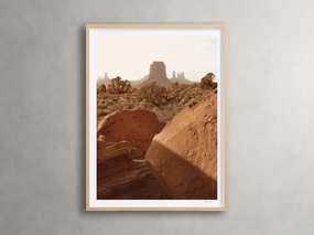 Golden Peaks IV Framed Printnordic style wall decor
