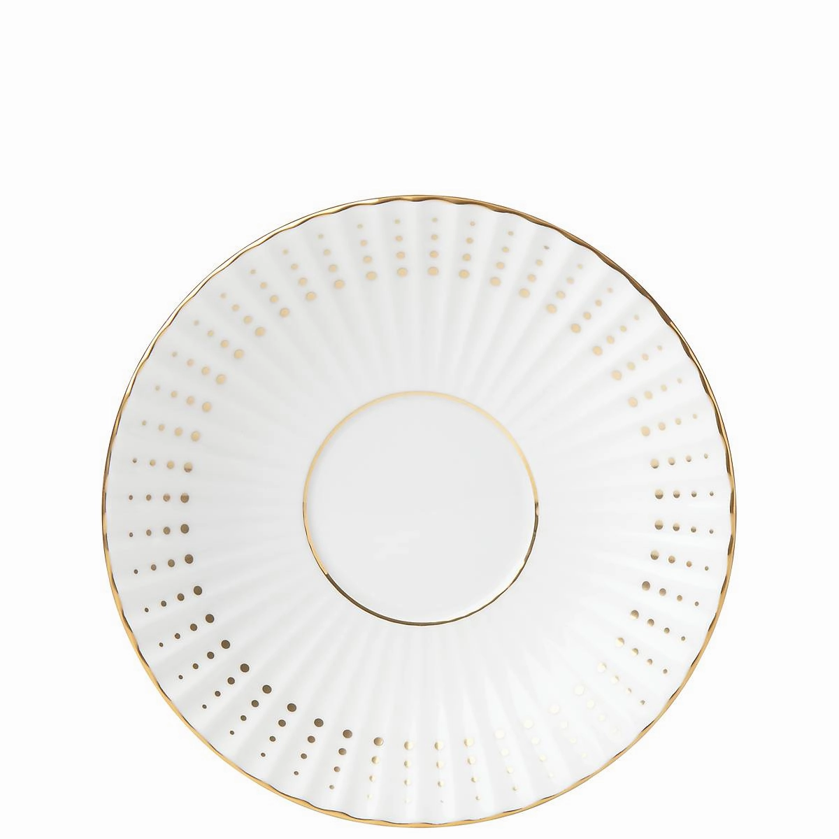 Golden Waterfall Saucermodern kitchen decor ,kitchen dinner set ,dinnerware 