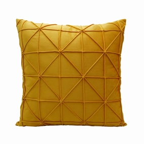 Golden Yellow Geometric Throw Cushionhome decoration ,modern home decor 