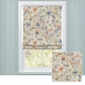 Gospiana Printed Cotton Made to Measure Roman Blinds Coral/Cloudbedding sets ,throw blankets 