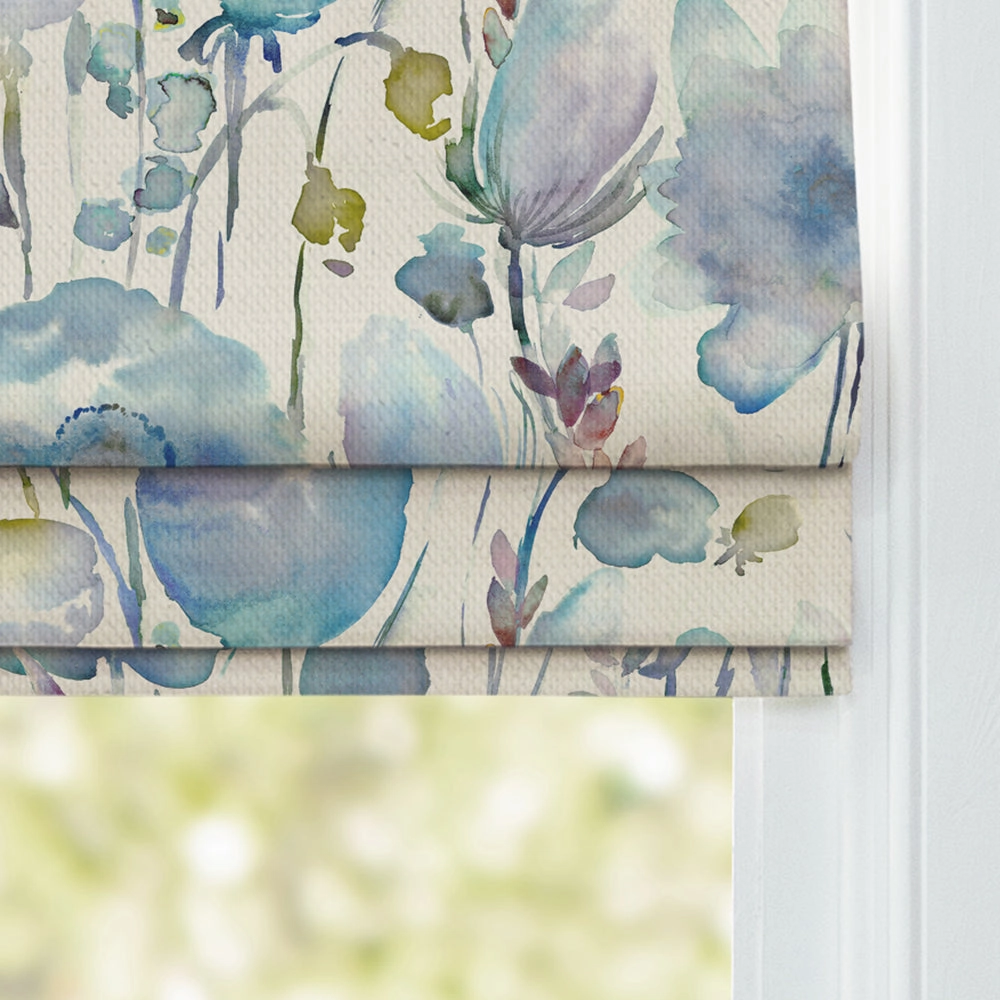 Gospiana Printed Cotton Made to Measure Roman Blinds Crocus