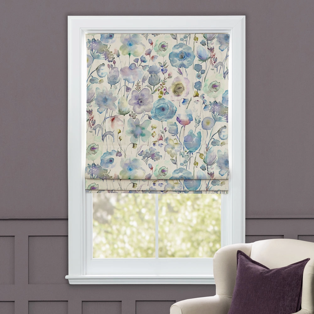 Gospiana Printed Cotton Made to Measure Roman Blinds Crocus