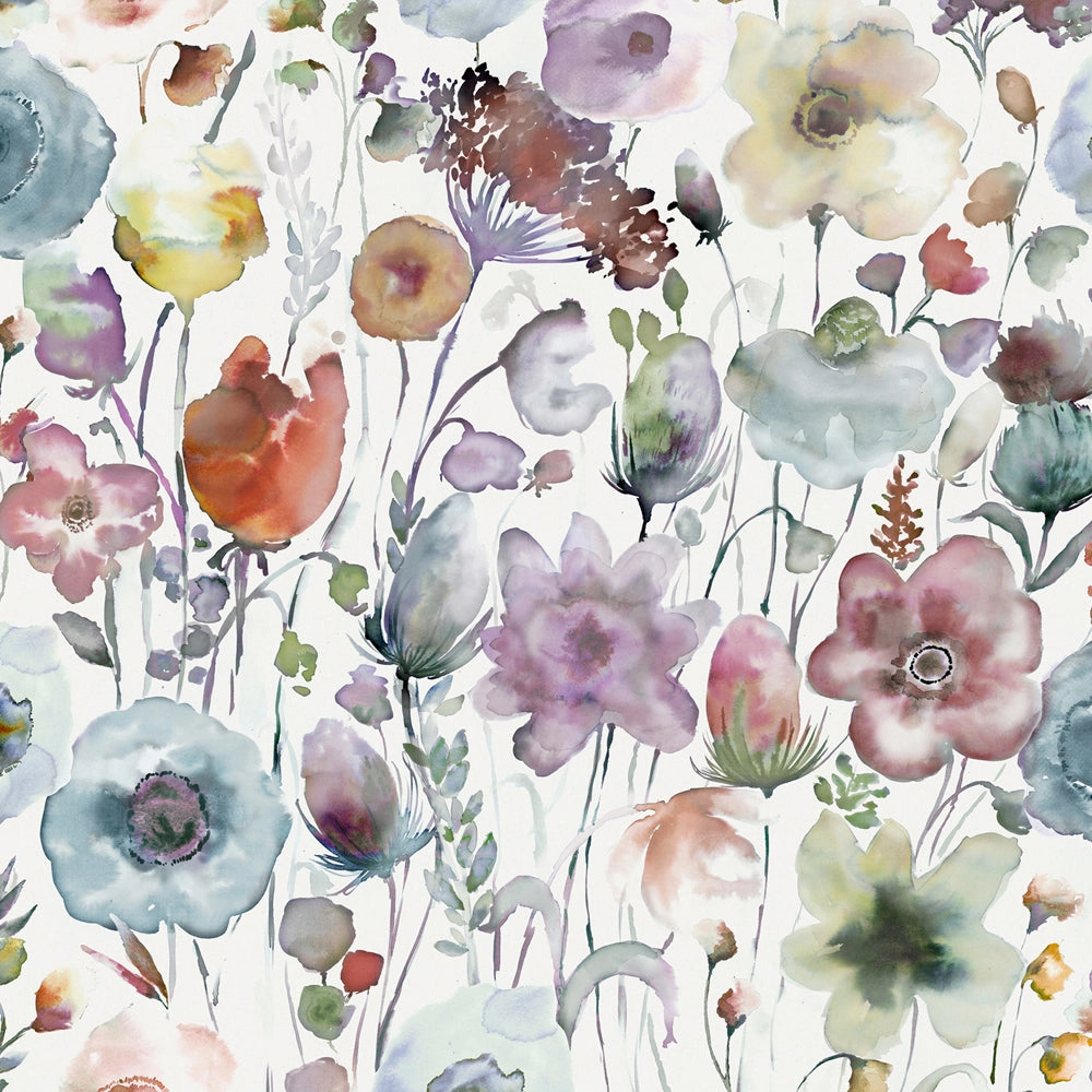 Gospiana Printed Cotton Made to Measure Roman Blinds Haze