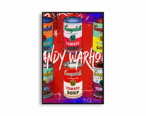 GraffArt - Andy Warhol Cansnordic style wall decor