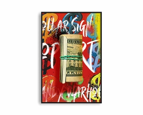 GraffArt - Andy Warhol Dollar #3nordic style wall decor