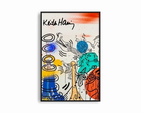 GraffArt - Keith Haring #3nordic style wall decor