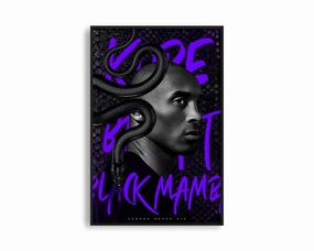 GraffArt - Kobe Black Mambanordic style wall decor