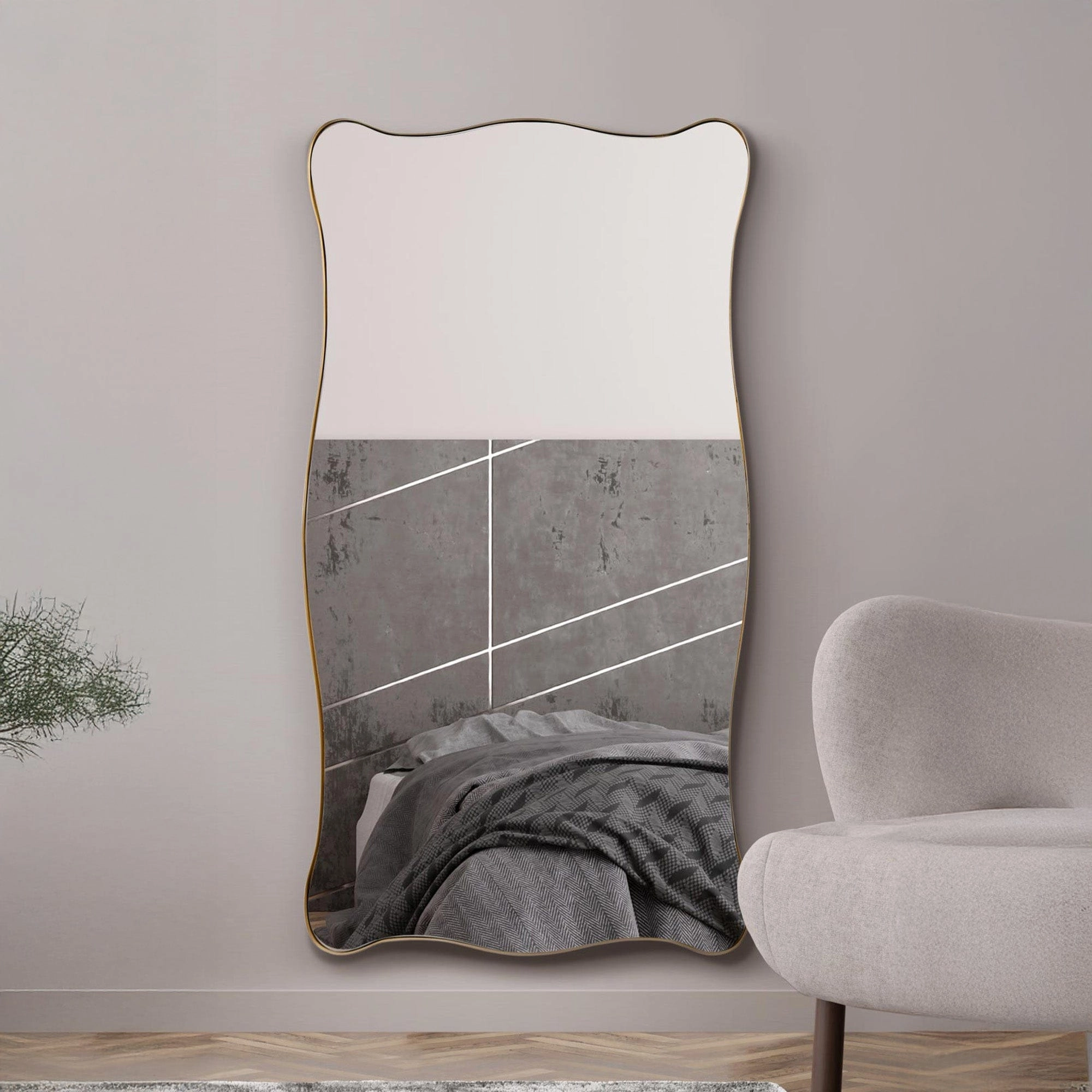 Grand Wave - Gold Mirror