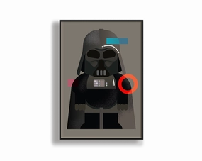 Graphic Darth Vader (May The 4th Special)nordic style wall decor