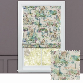 Grassmere Printed Cotton Made to Measure Roman Blinds Sweetpeabedding sets ,throw blankets 
