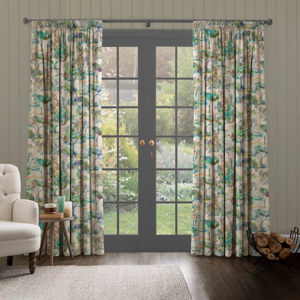 Grassmere Printed Made to Measure Curtains Sweetpea