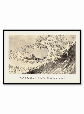 Great Wave Off Kanagawa Woodblock Print, Posterpop culture themed posters