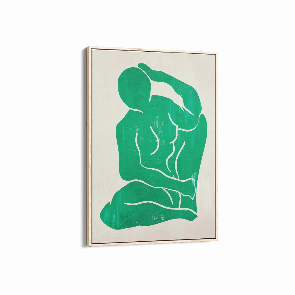 Green Figure Print 3