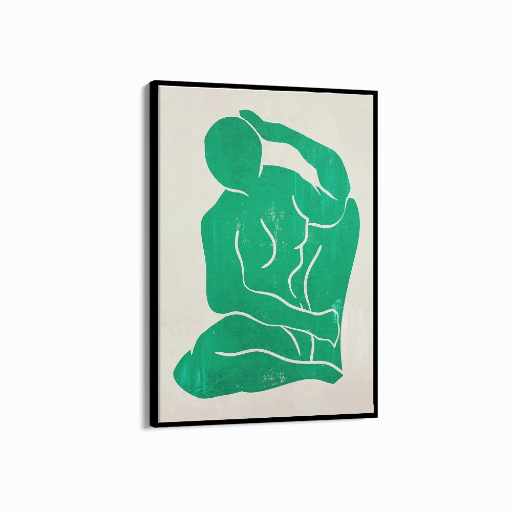 Green Figure Print 3