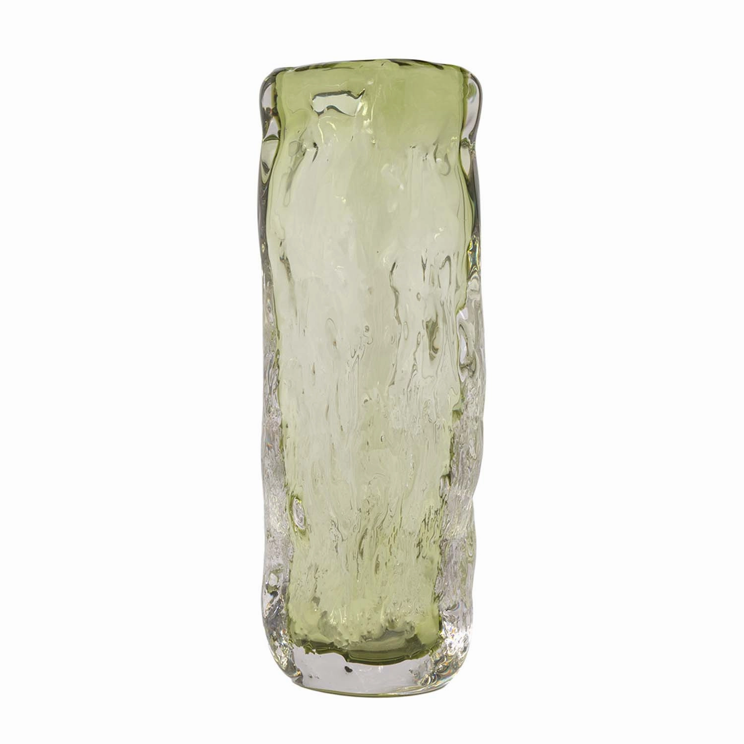Green Glass Emersyn Vase