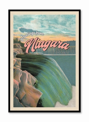 Greeting from Niagara Falls, Posterpop culture themed posters