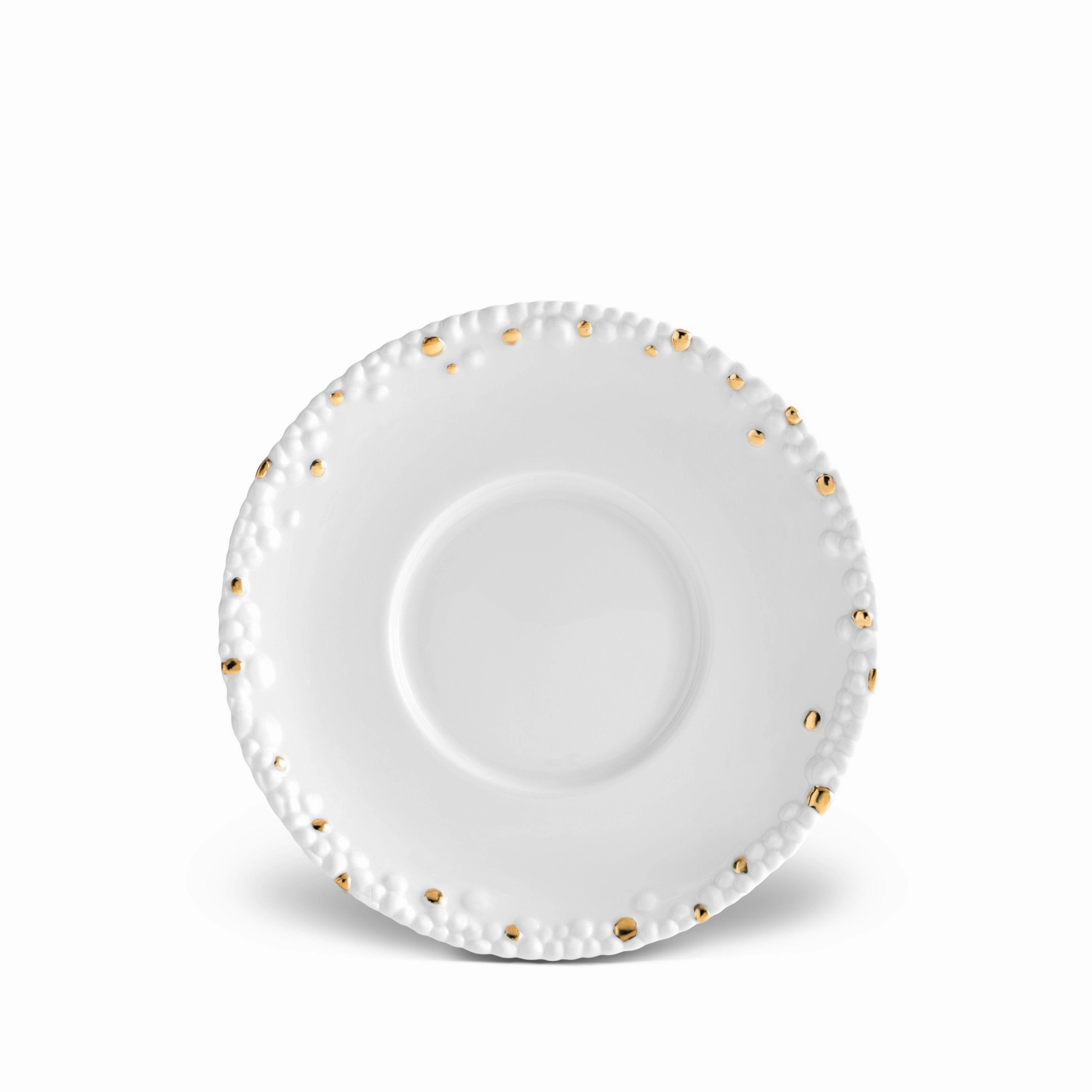 Haas Mojave Saucer - White   Goldglass cups ,personalized mugs 