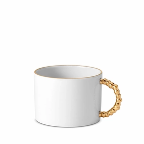 Haas Mojave Tea Cup - White   Goldglass cups ,personalized mugs 