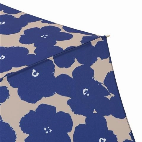 Hana Print Umbrella Navy