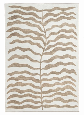 Hanako Beige Cream Indoor Outdoor Washable Rugmodern color block patchwork rug