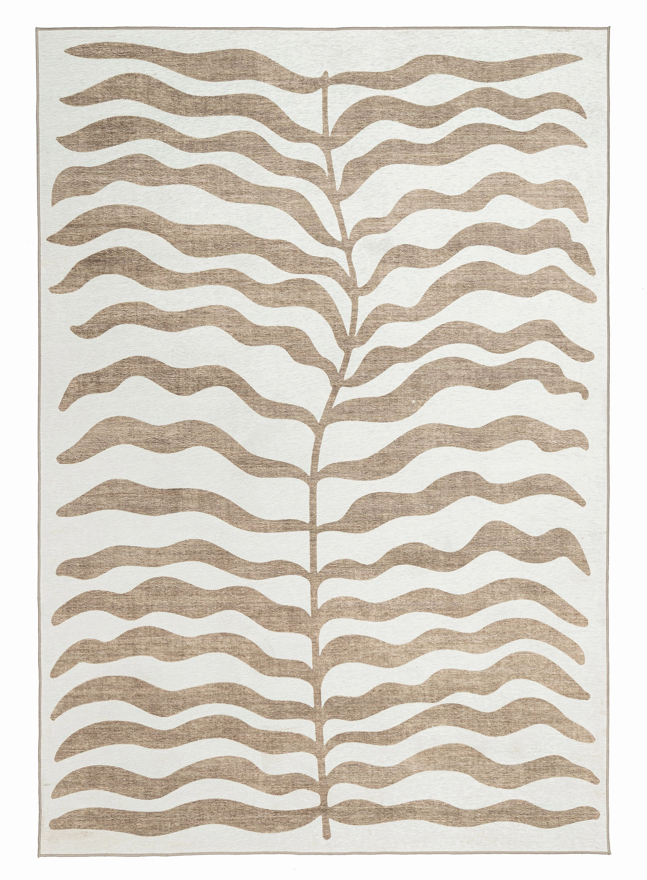 Hanako Beige Cream Indoor Outdoor Washable Rugmodern color block patchwork rug