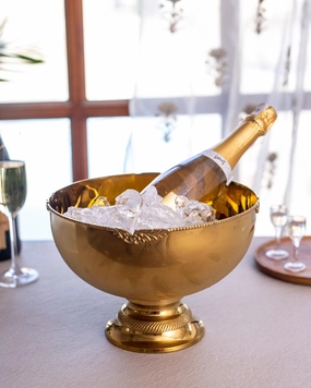 Handcrafted Wine/Champagne Chiller - 10"modern kitchen decor ,kitchen dinner set ,dinnerware 