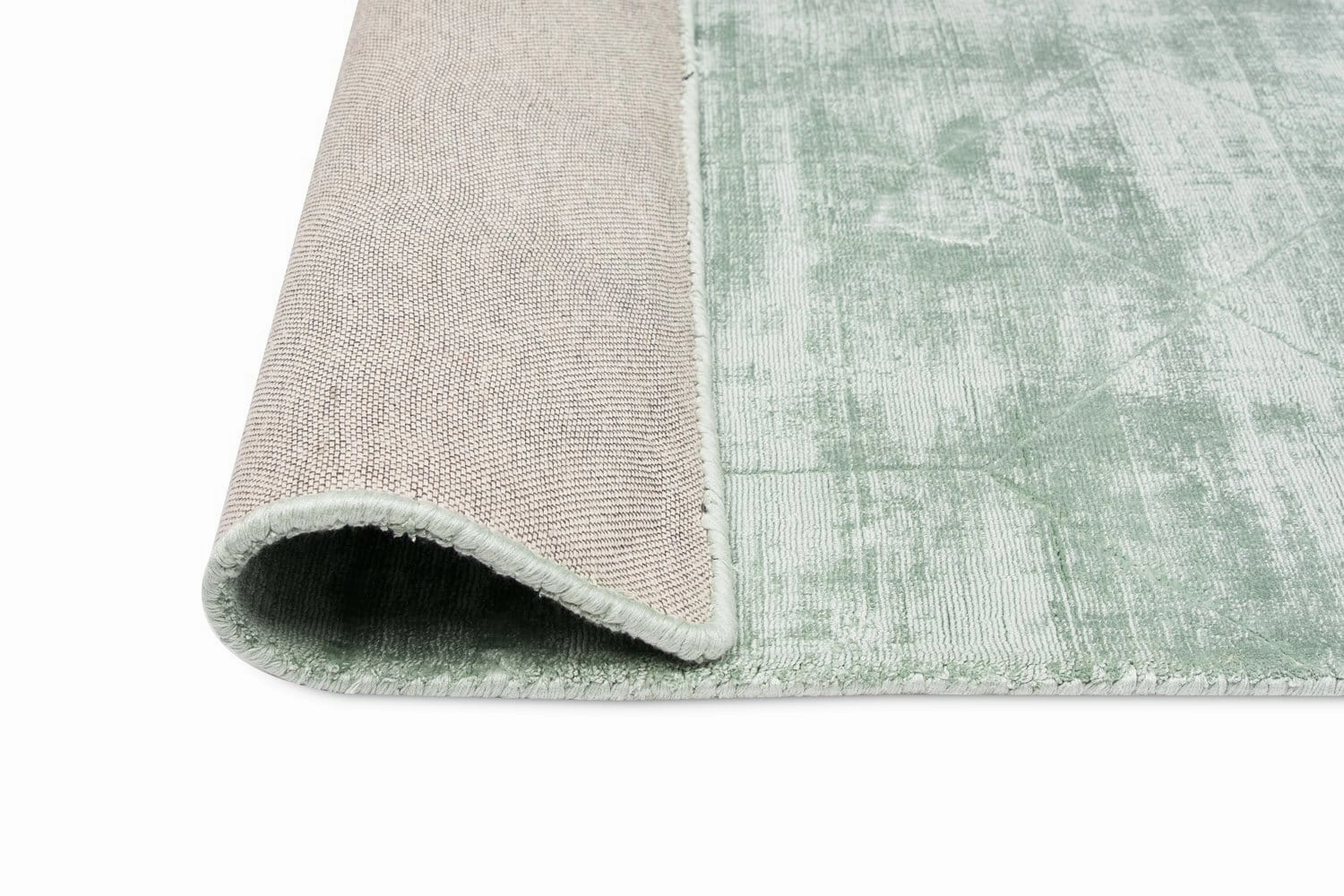 Harley Mint Green Geometric Viscose Rug *NO RETURNS UNLESS FAULTY