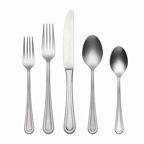 Hartwell Vintage 42 Piece Flatware Seteco-friendly bamboo fiber tableware set 