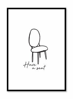 Have a Seat, Posterpop culture themed posters