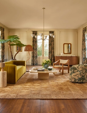 Havenhurst Handmade Jute Rug by Jake Arnoldmodern color block patchwork rug