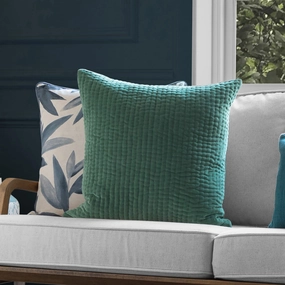 Haze Embroidered Feather Cushion Seafoamhome decor ,wall decor 