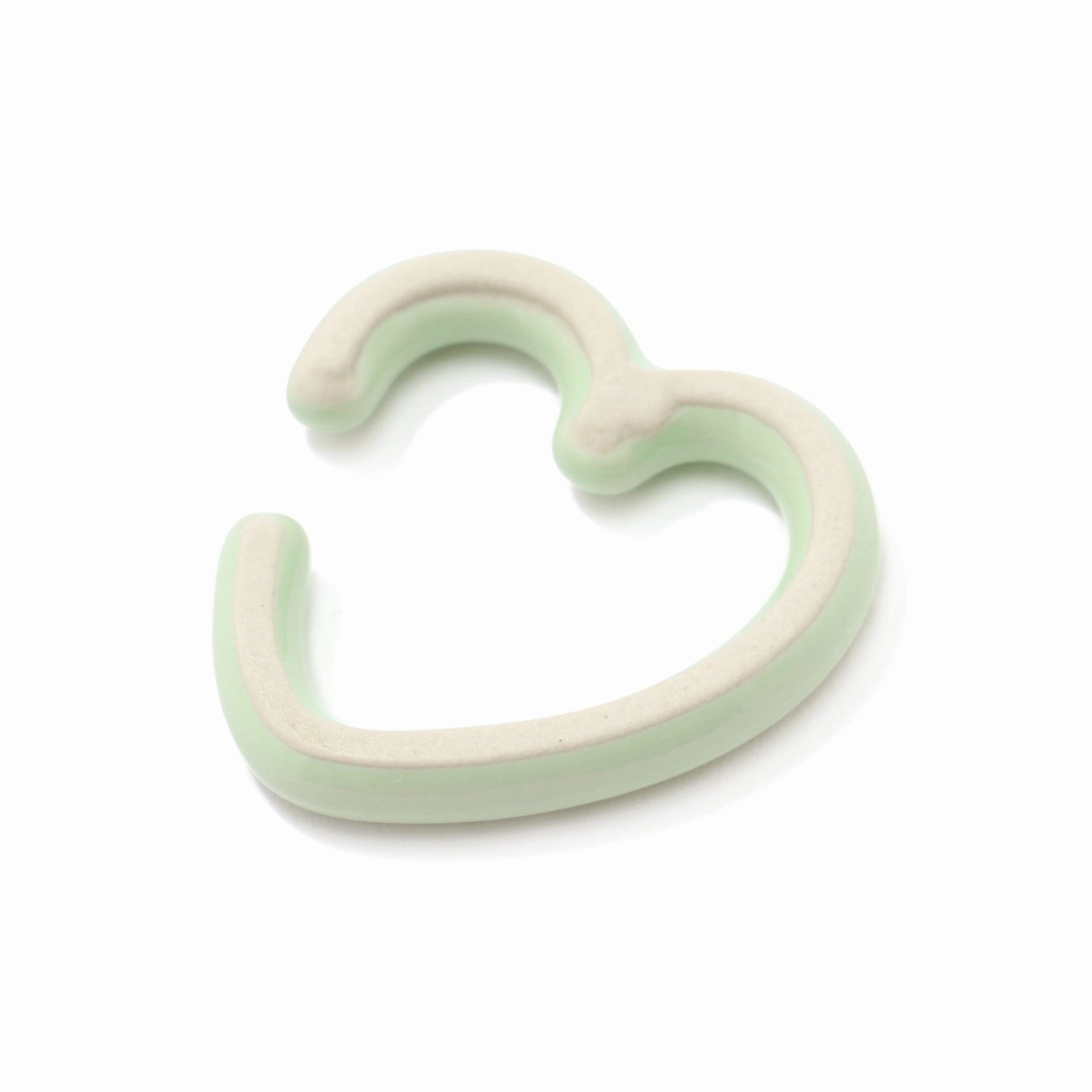 Heart Chopstick Rest Green