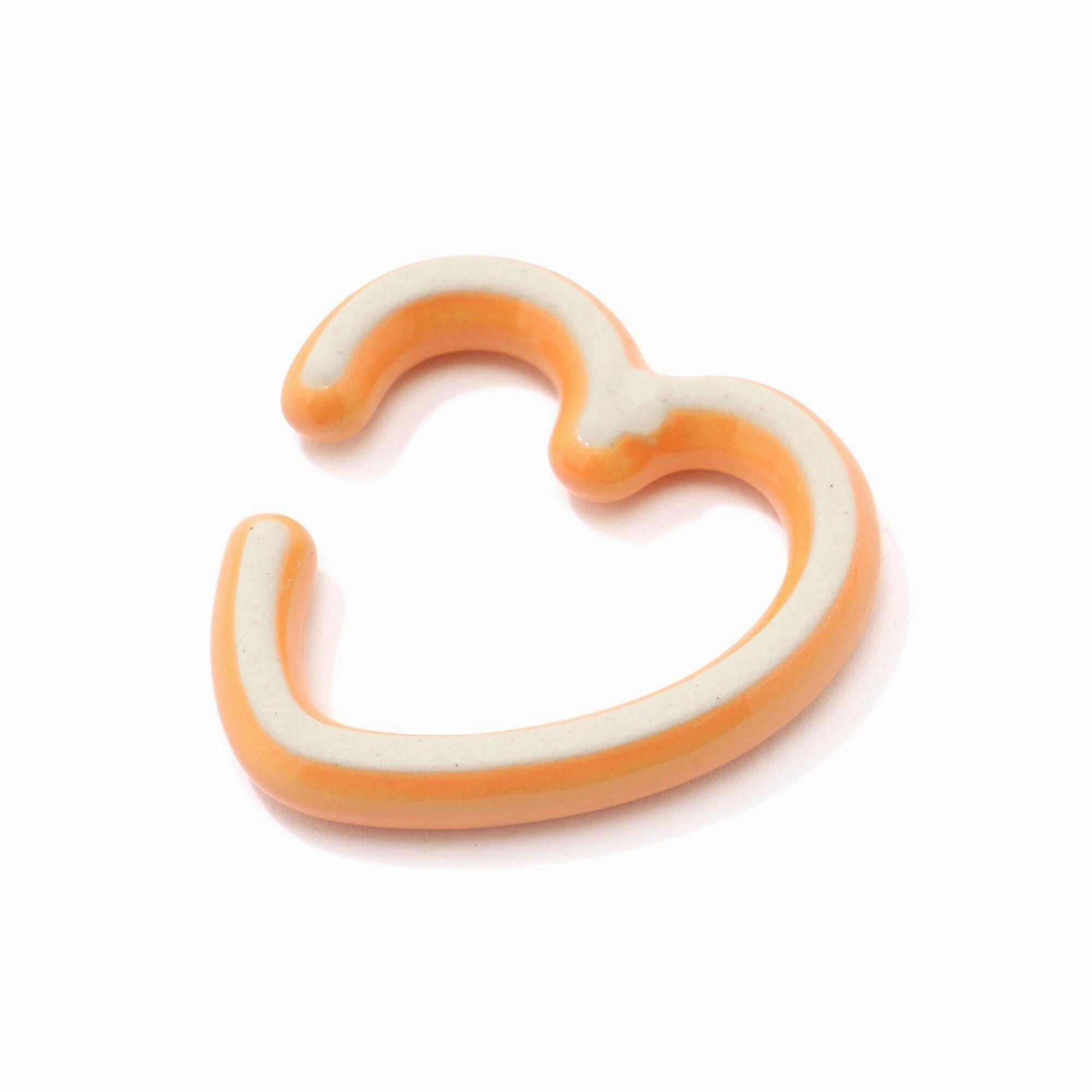 Heart Chopstick Rest Orange