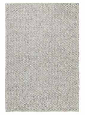 Heather Grey Chunky Wool Rugmodern color block patchwork rug