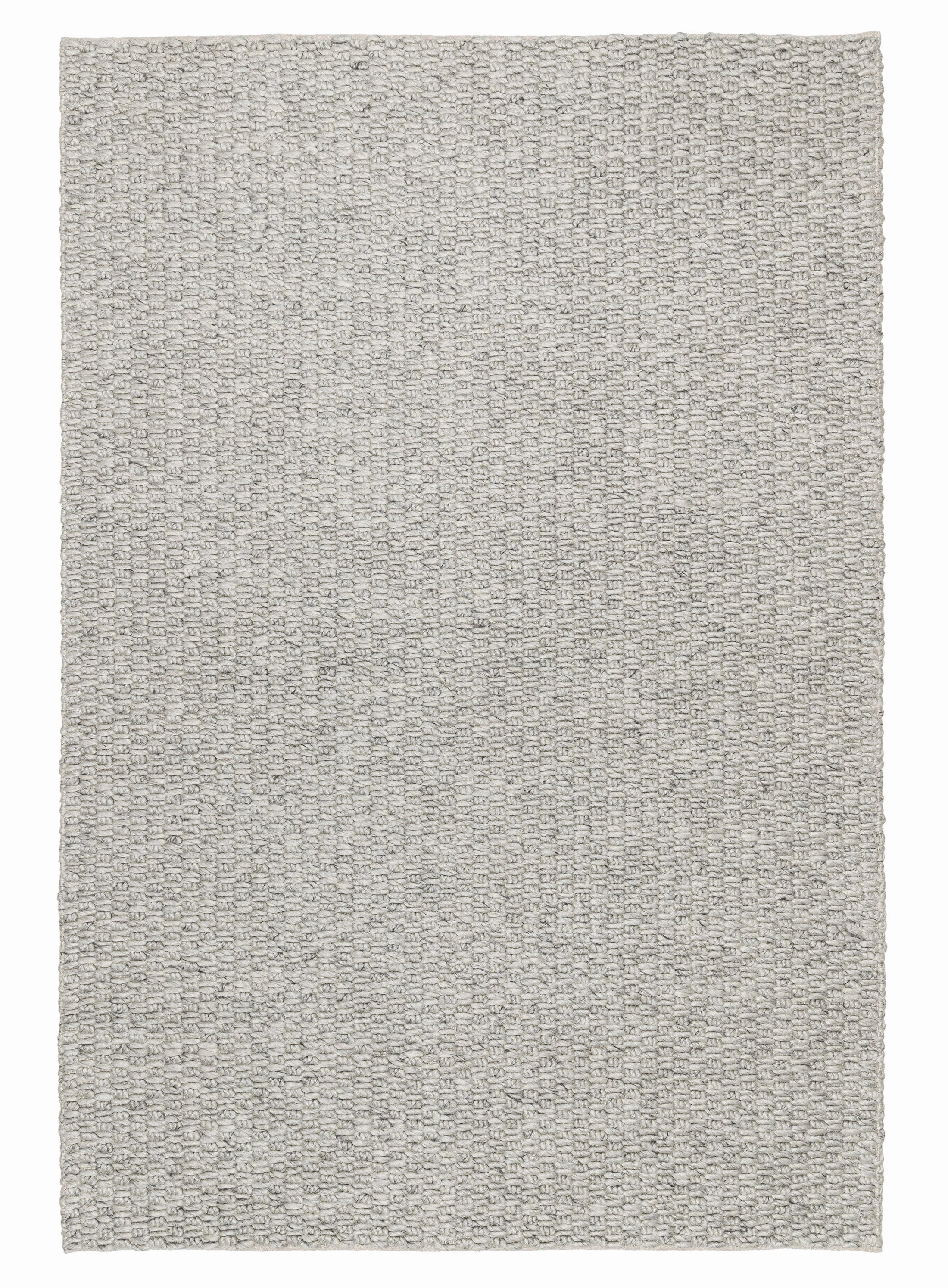 Heather Grey Chunky Wool Rugmodern color block patchwork rug
