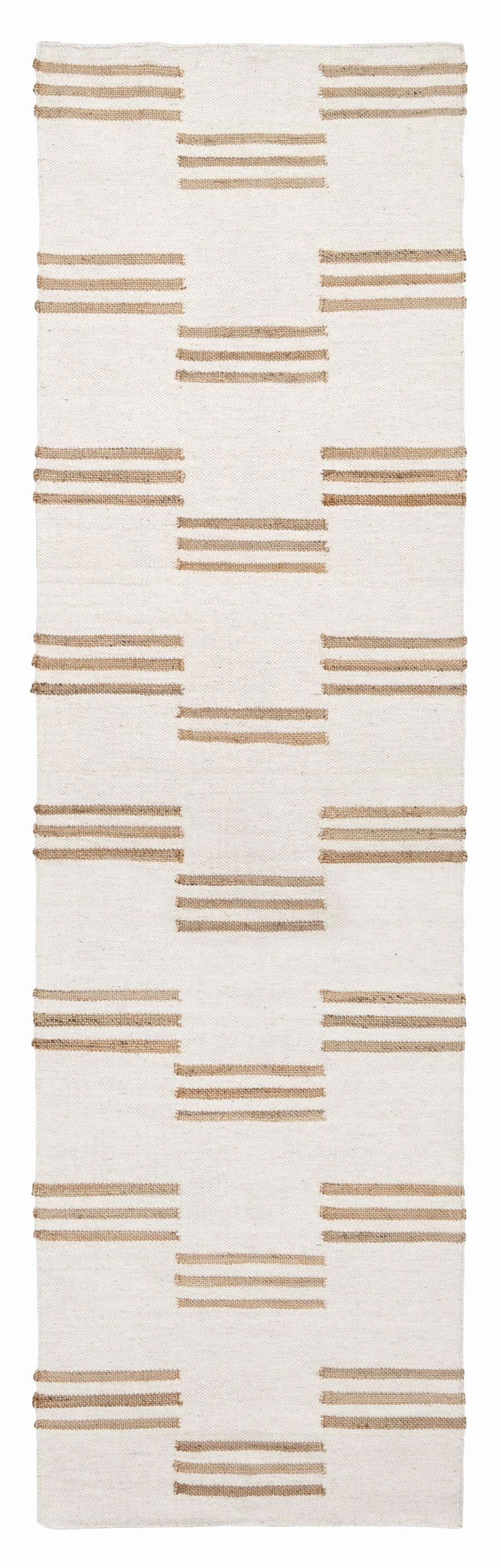 Hendrix Asymmetrical Striped Jute Wool Runner Rugmodern color block patchwork rug