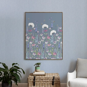 Hermione Framed Canvas Bluebellhome decor ,wall decor 